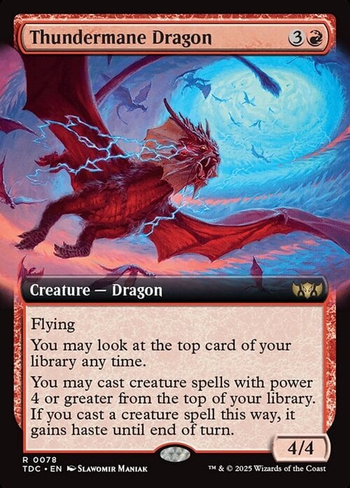 Thundermane Dragon Card Front