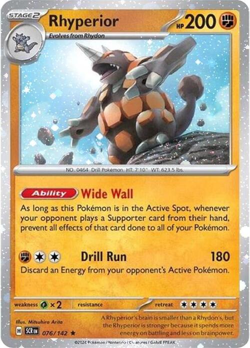 Rhyperior Card Front