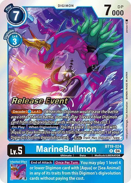 MarineBullmon Card Front