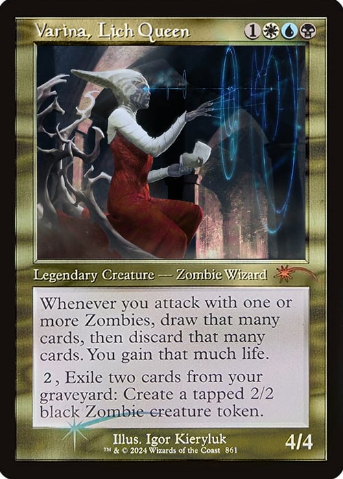 Varina, Lich Queen Card Front