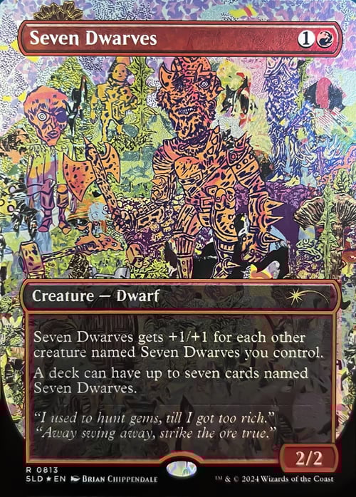 Seven Dwarves Card Front