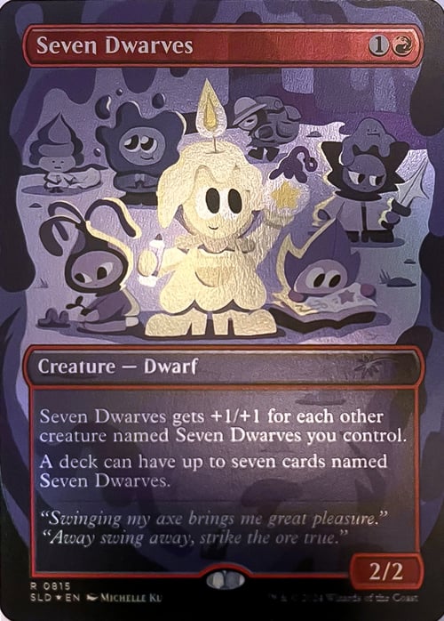 Seven Dwarves Card Front