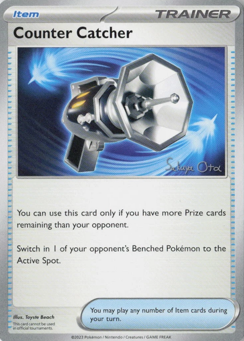 Counter Catcher Card Front