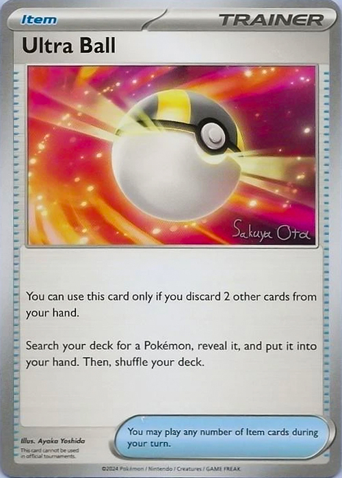 Ultra Ball Card Front