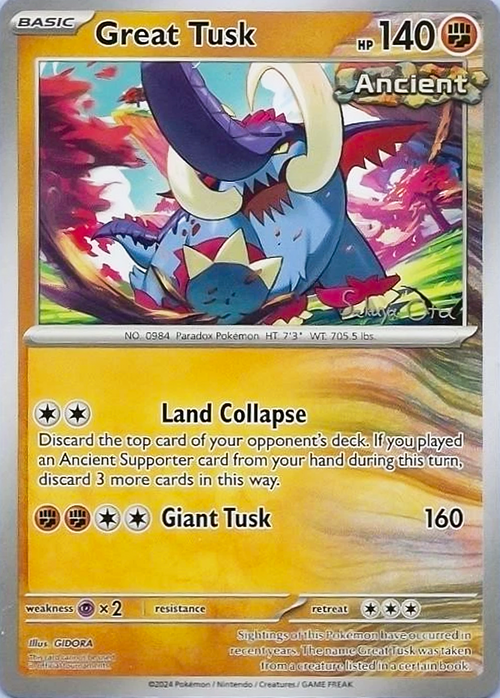 Great Tusk Card Front