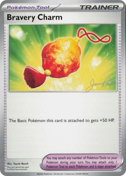 Bravery Charm Card Front