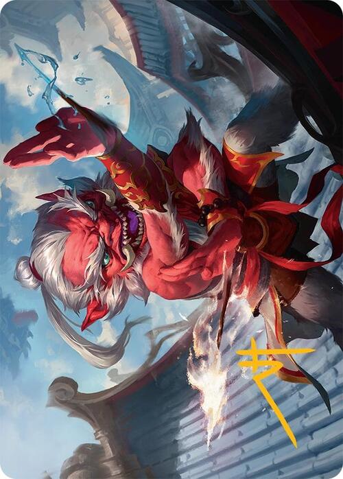 Art Series: Devoted Duelist Card Front