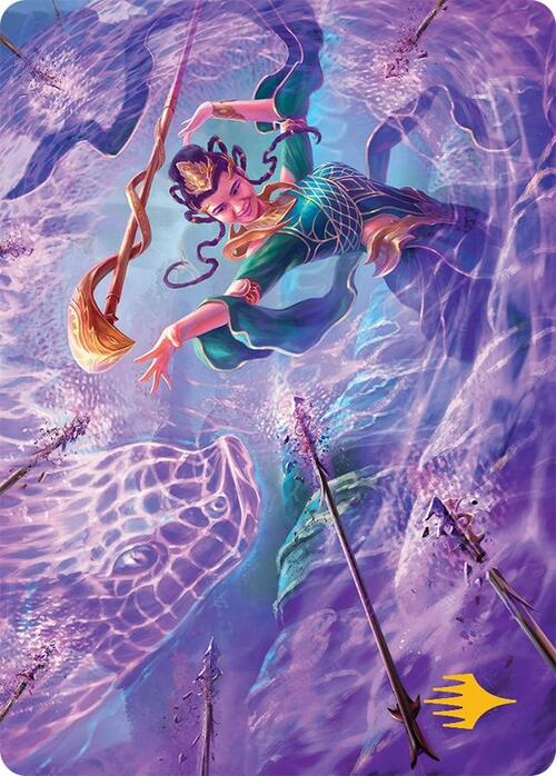 Art Series: Snakeskin Veil Card Front