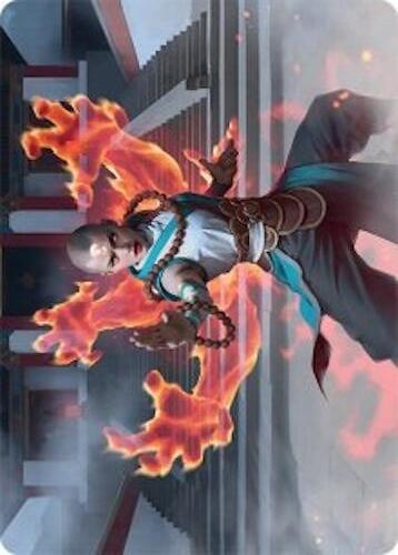 Art Series: Flamehold Grappler Card Front