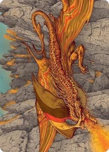 Art Series: Magmatic Hellkite Card Front