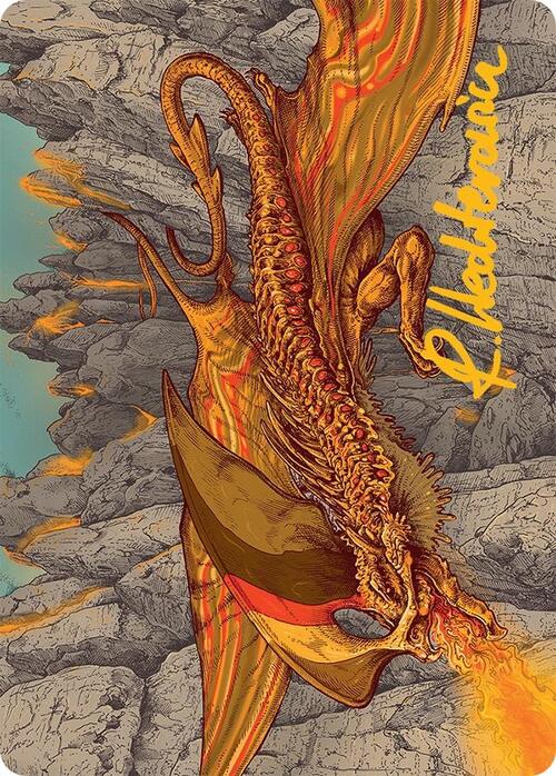 Art Series: Magmatic Hellkite Card Front