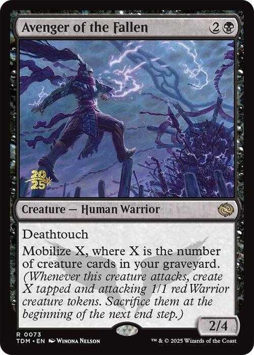 Avenger of the Fallen Card Front