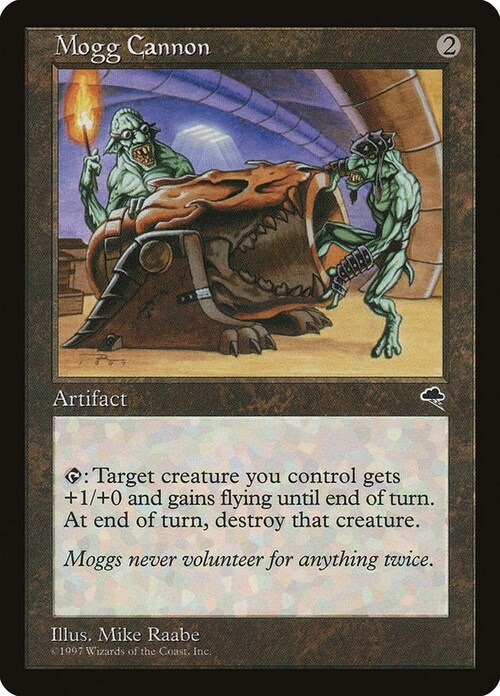 Mogg Cannon Card Front