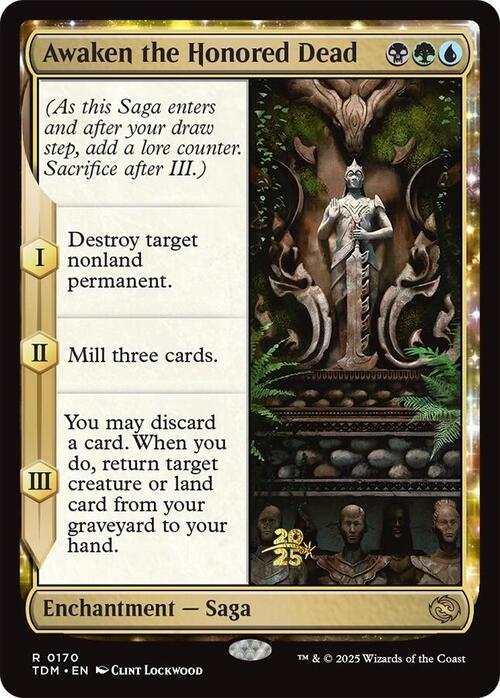 Awaken the Honored Dead Card Front