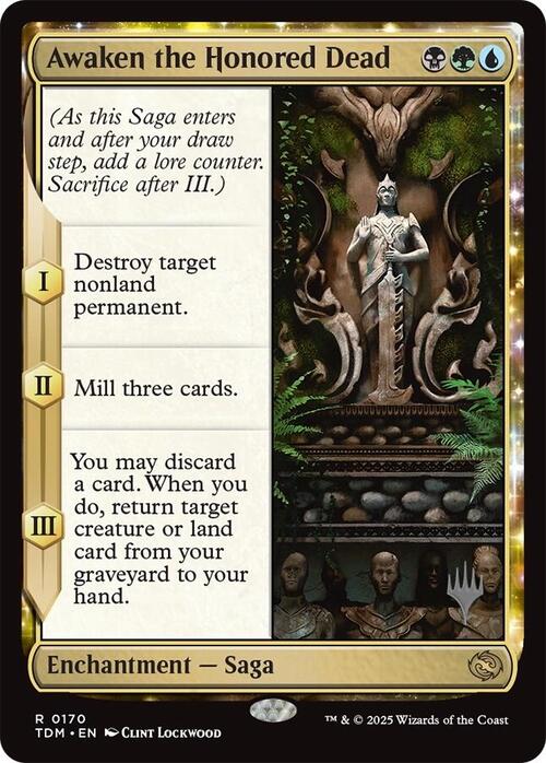 Awaken the Honored Dead Card Front