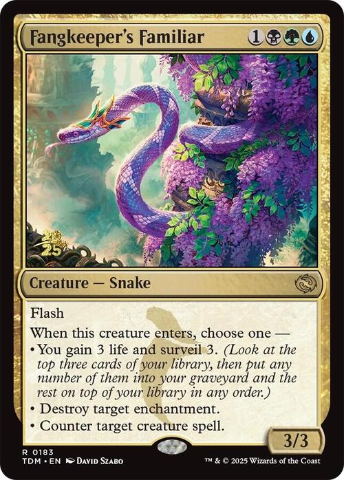 Fangkeeper's Familiar Card Front