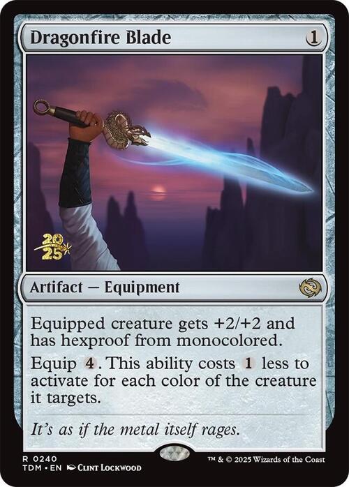 Dragonfire Blade Card Front