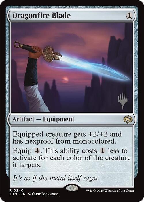 Dragonfire Blade Card Front
