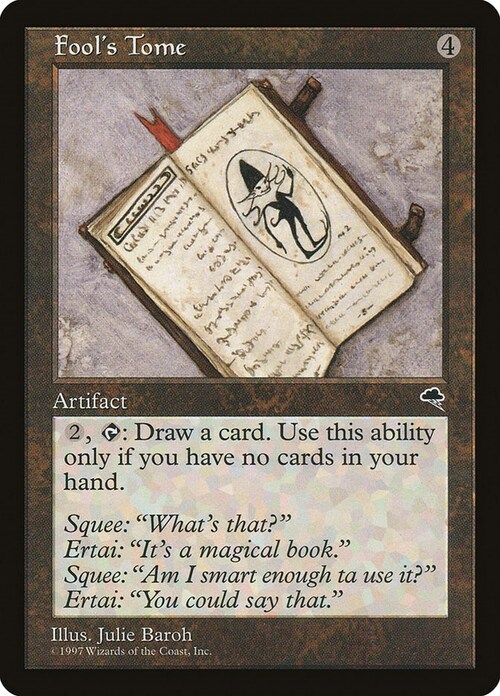 Fool's Tome Card Front