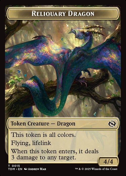 Reliquary Dragon // Dragon Card Front