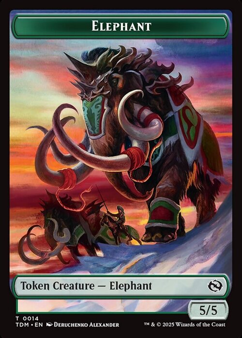 Elephant // Treasure Card Front