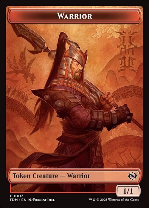 Warrior // Dragon Card Front