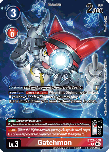 Gatchmon Card Front