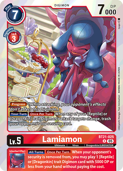 Lamiamon Card Front
