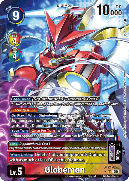 Globemon Card Front