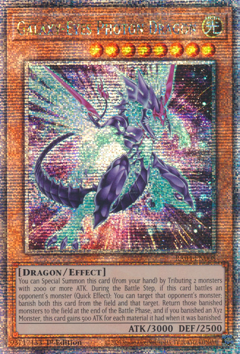 Galaxy-Eyes Photon Dragon Card Front