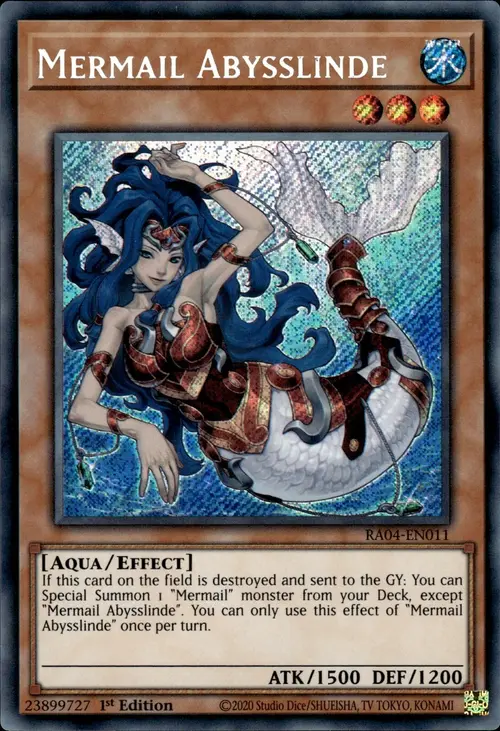 Mermail Abysslinde Card Front