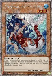 Mermail Abysslinde · Platinum Secret Rare 011psec