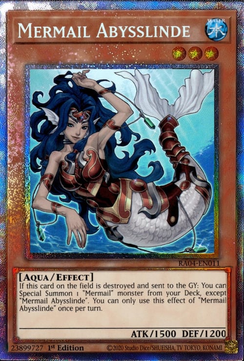 Mermail Abysslinde Card Front