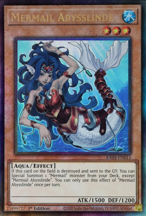 Mermail Abysslinde Card Front