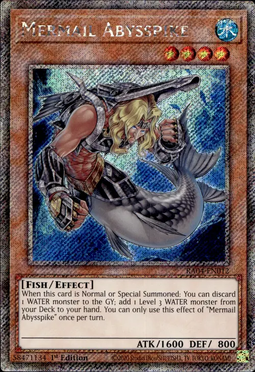 Mermail Abysspike Card Front