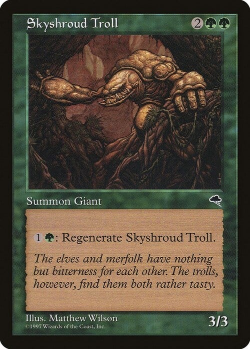 Skyshroud Troll Card Front