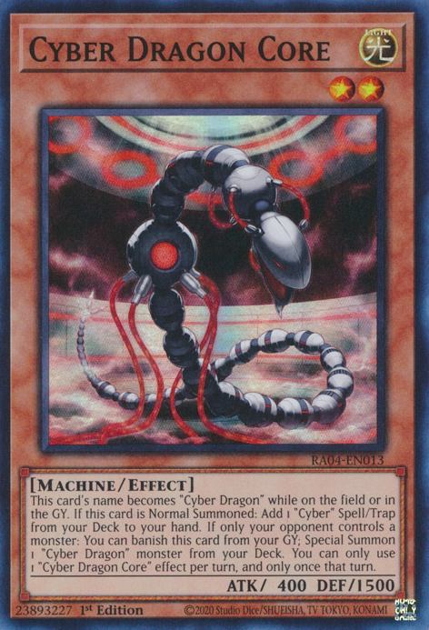 Cyber Dragon Core Card Front