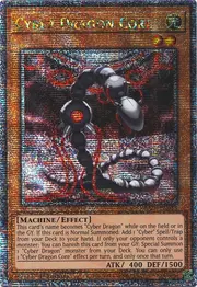 Cyber Dragon Core · Quarter Century Secret Rare 013qsec