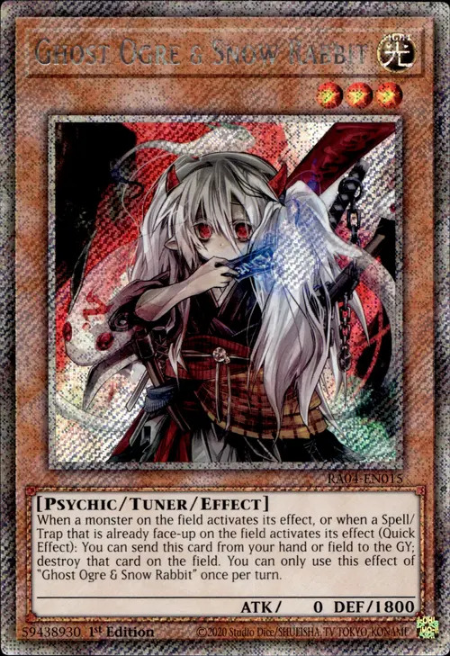 Ghost Ogre & Snow Rabbit Card Front