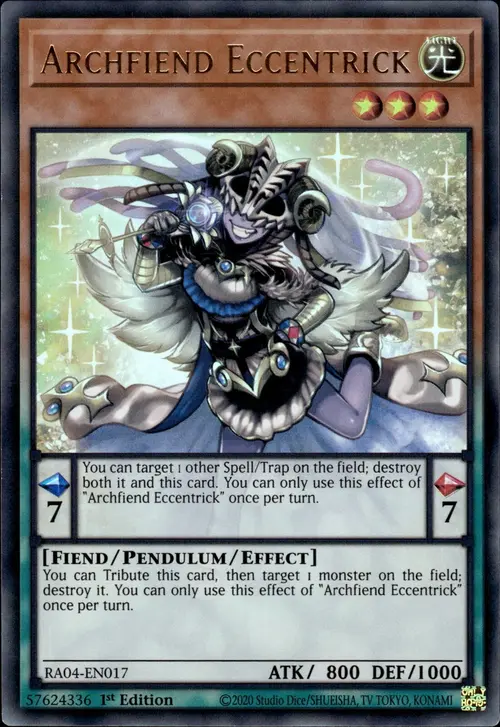 Arcidemone Eccentrucco Card Front