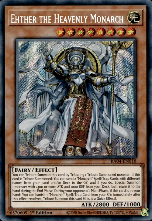 Ehther the Heavenly Monarch Card Front