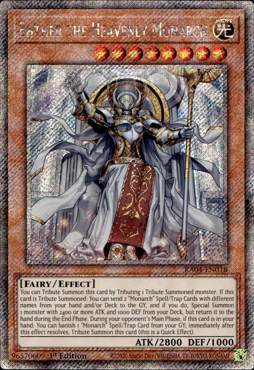 Ehther the Heavenly Monarch Card Front