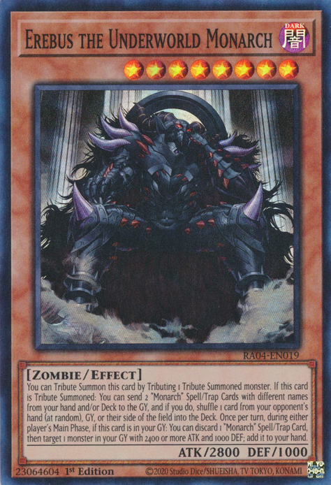 Erebus the Underworld Monarch Card Front