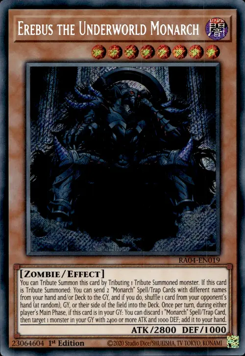 Erebus the Underworld Monarch Card Front