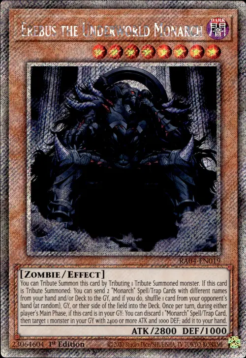 Erebus the Underworld Monarch Card Front
