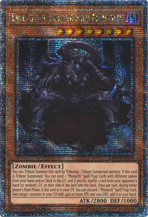 Erebus the Underworld Monarch Card Front