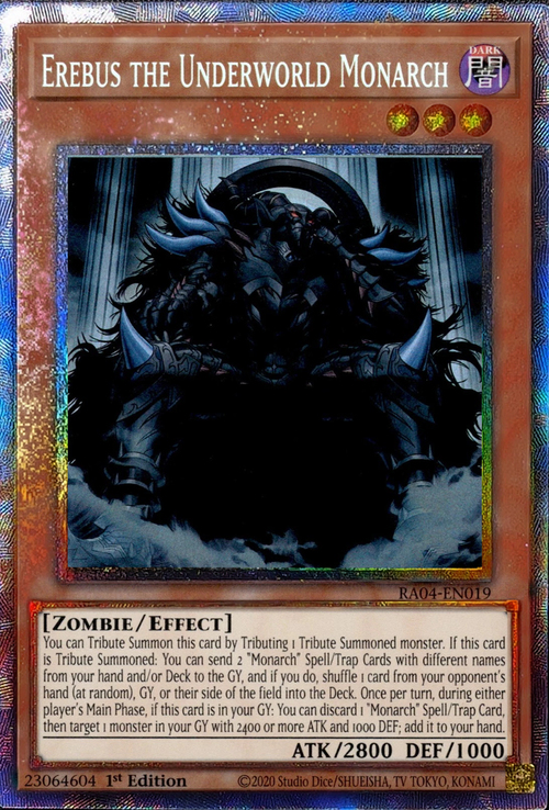 Erebus the Underworld Monarch Card Front