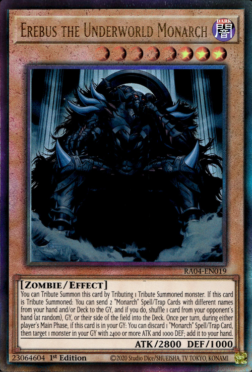 Erebus the Underworld Monarch Card Front