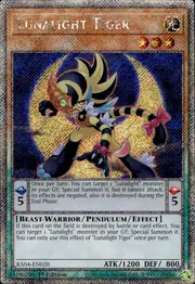 Lunalight Tiger · Platinum Secret Rare 020psec