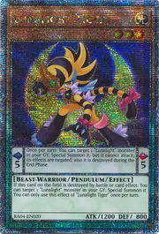 Lunalight Tiger · Quarter Century Secret Rare 020qsec